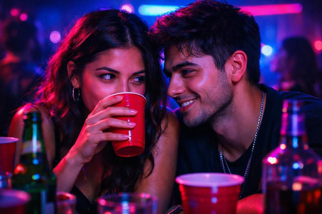 'Hiç Yapmadım' oyunu oynayan bir çift