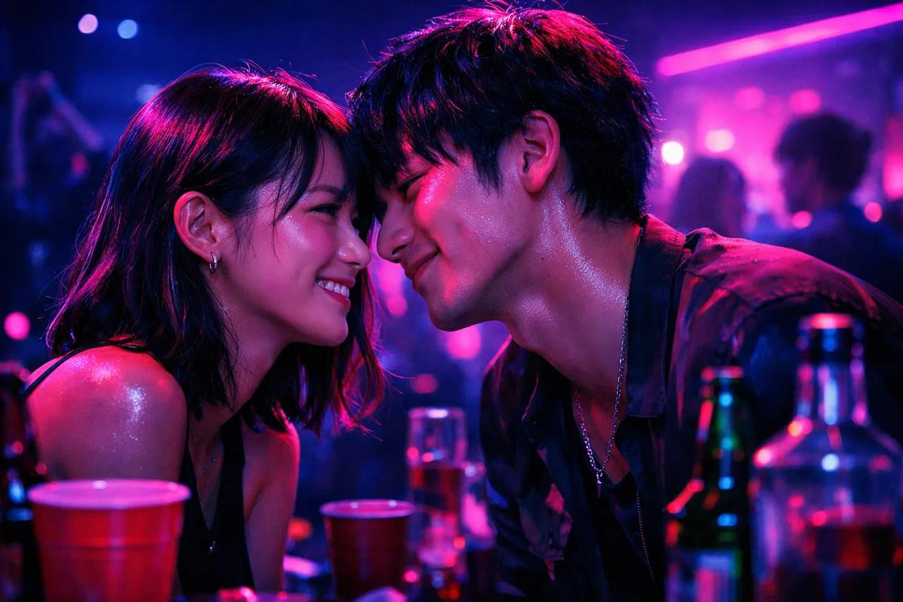 トゥルース・オア・デアで遊んでいるカップル