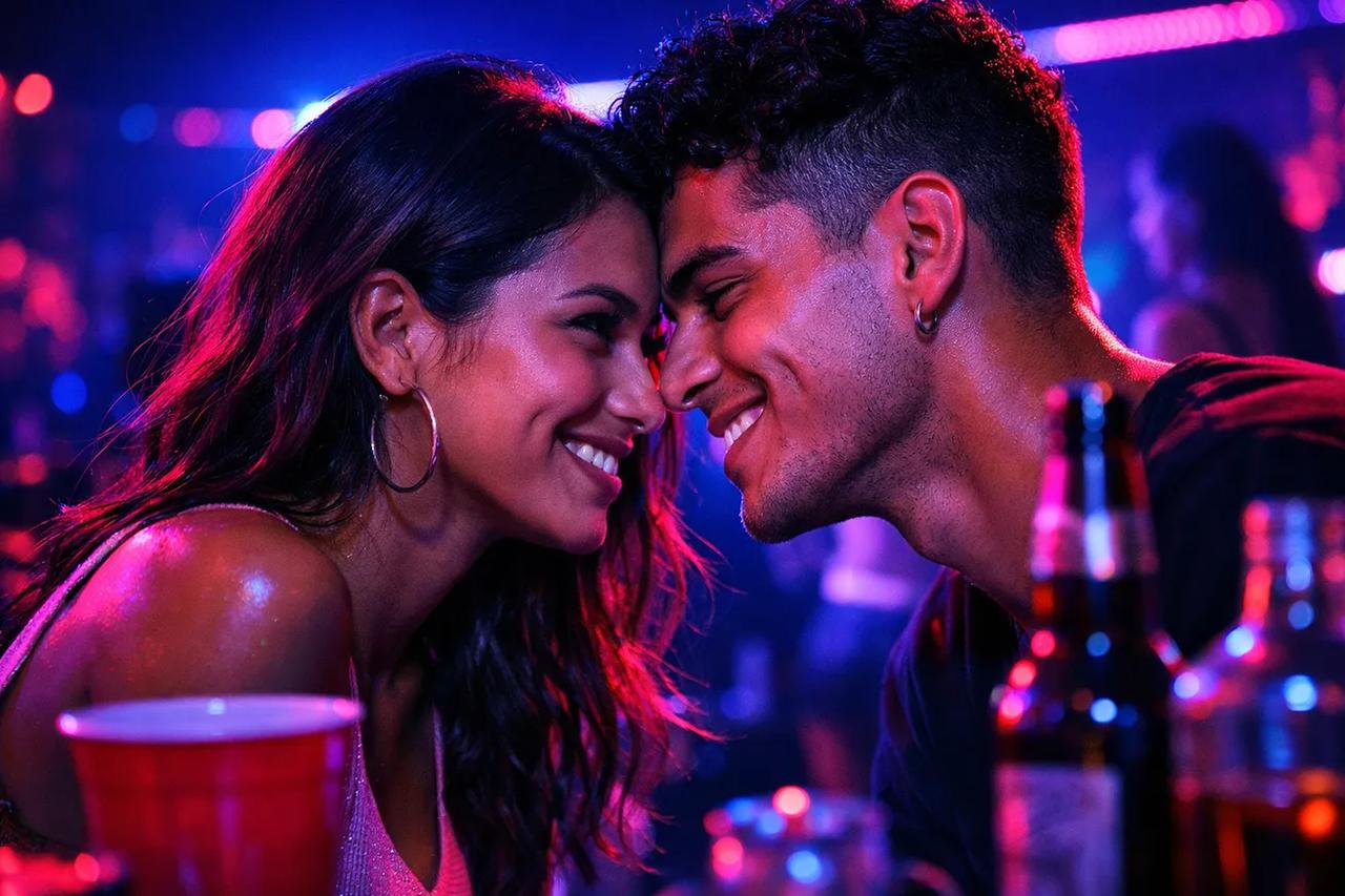 Casal jogando Verdade ou Desafio