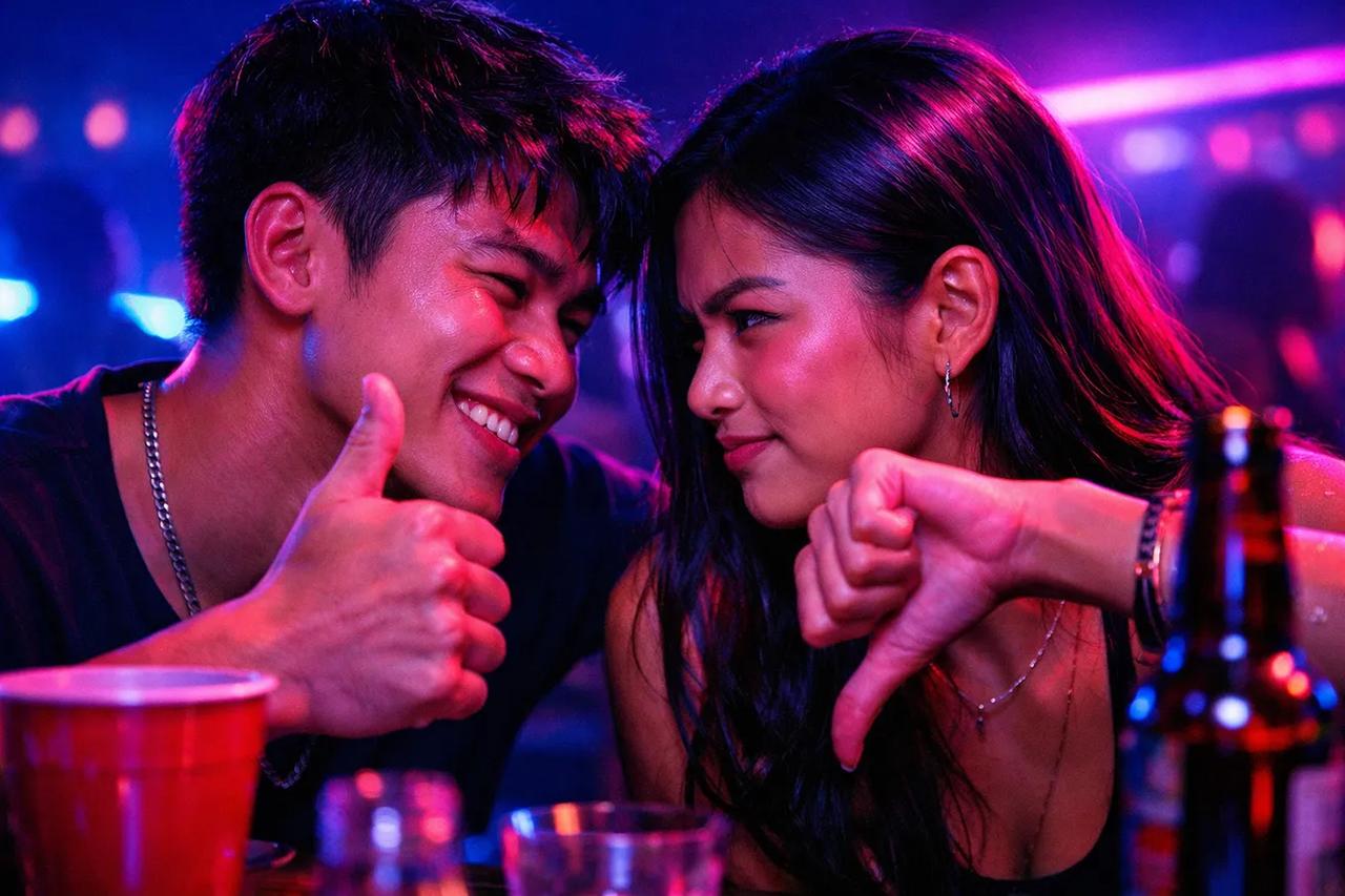 คู่รักกำลังเล่นเกม 'คุณจะเลือกอะไร' ด้วยกัน