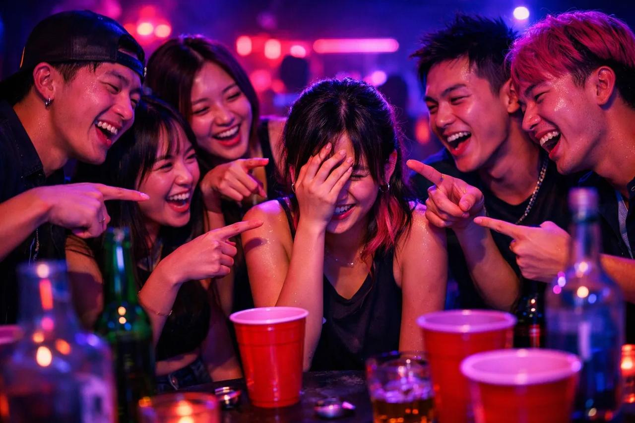 朋友們在玩「誰最有可能」遊戲