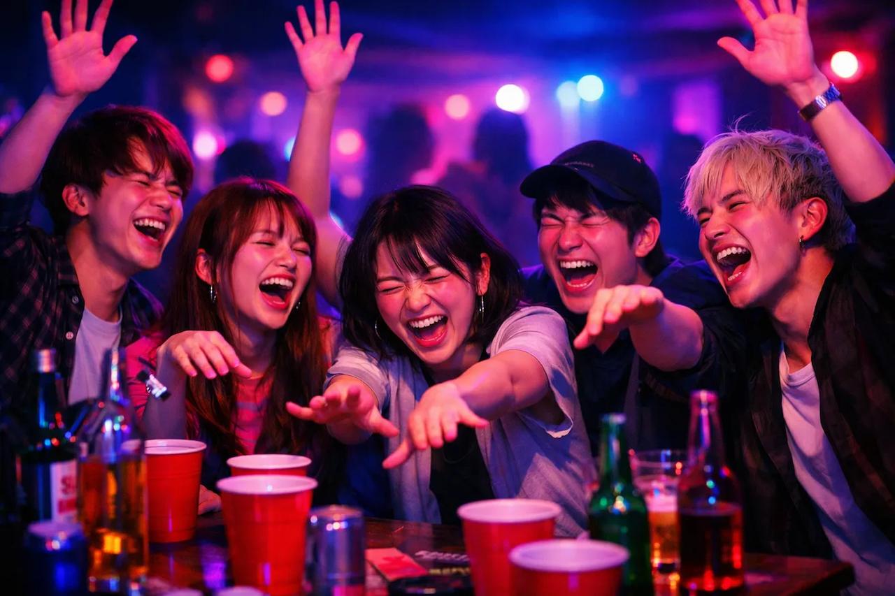 「どっちがいい？ゲーム」で遊んでいる友達