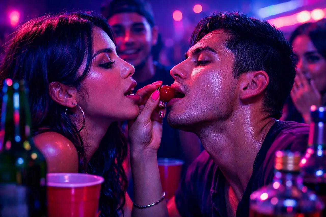 Amigos jugando a Verdad o Reto Picante