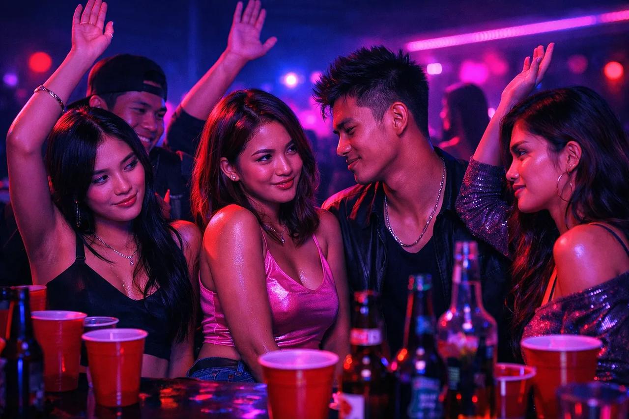 Magkakaibigan na naglalaro ng Would You Rather hot edition