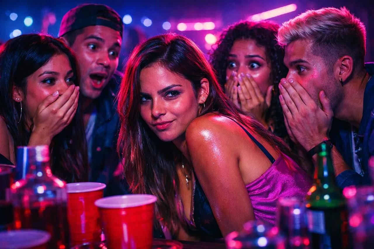 Amigos jogando Verdade ou Desafio Revelador