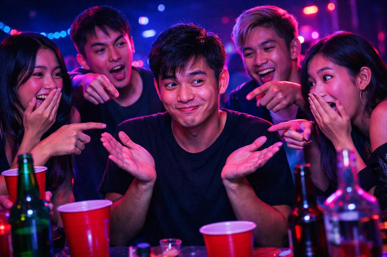 Hội bạn đang chơi trò chơi Ai là người sẽ