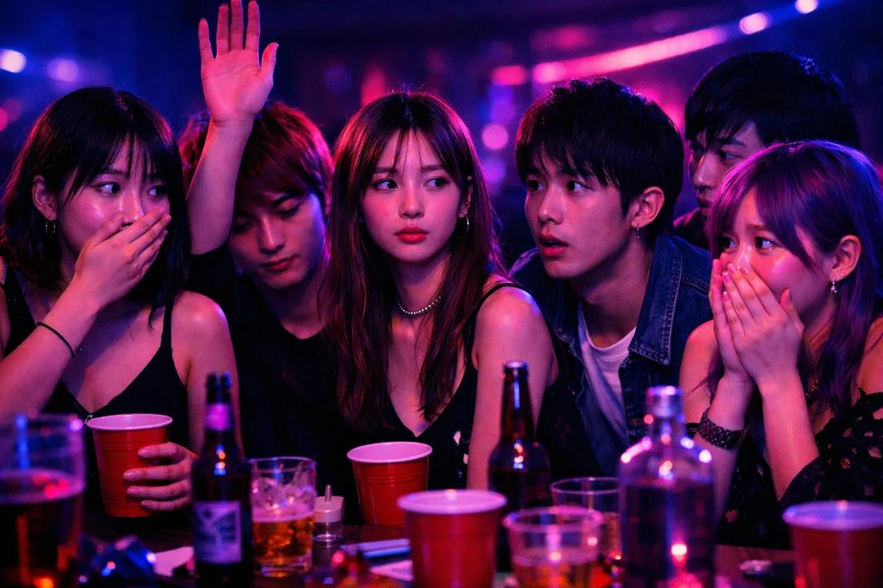 「どっちがいい？ゲーム」で遊んでいる友達