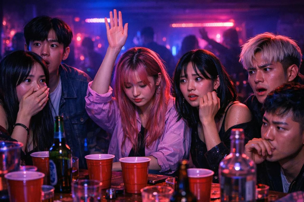 밸런스 게임을 하는 친구들