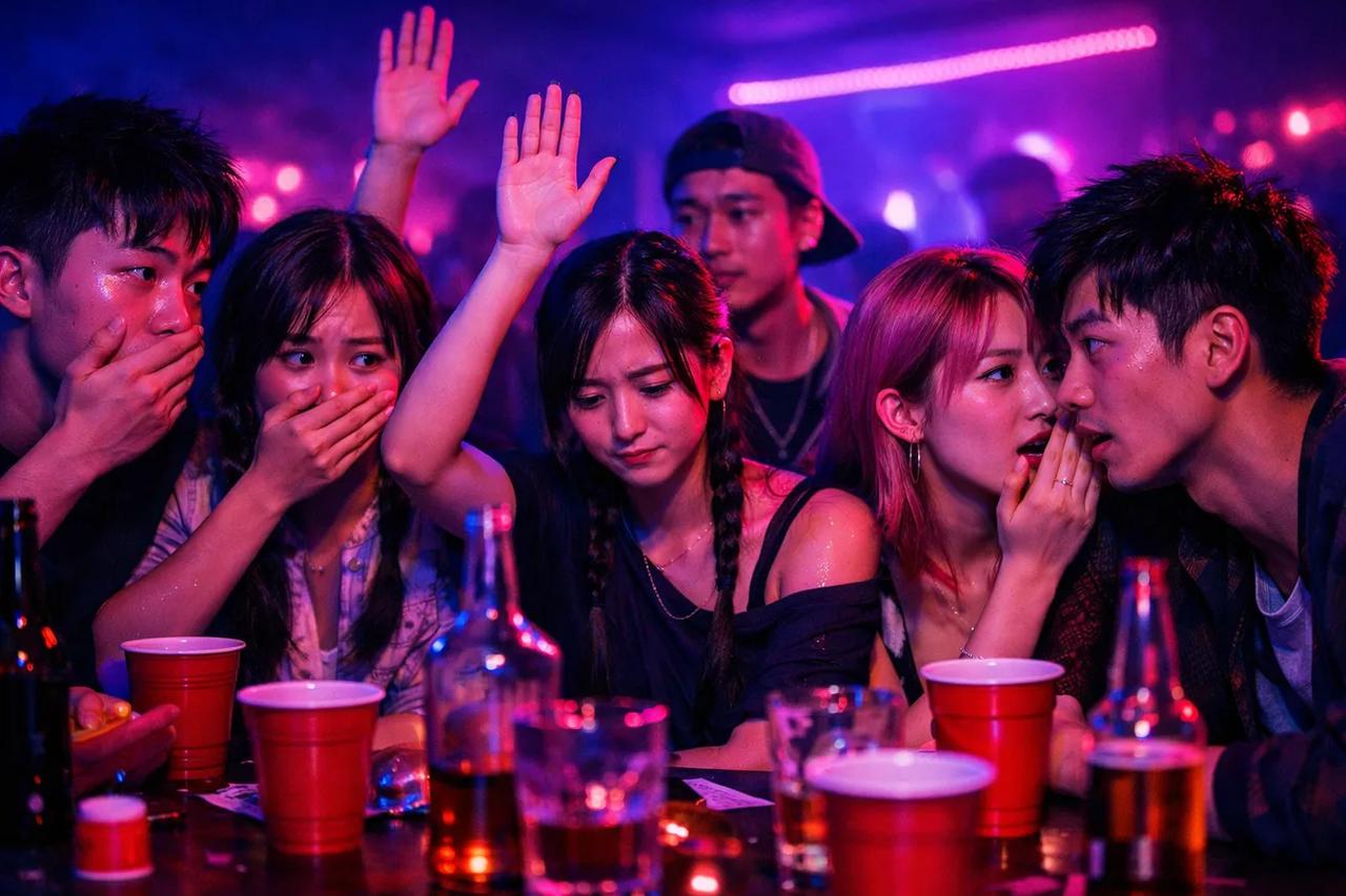 朋友們在玩「你寧願」遊戲