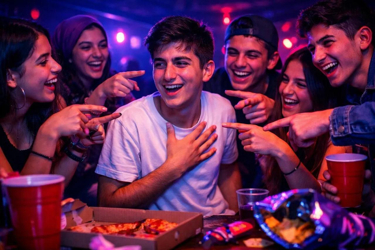 Ergen arkadaşlar Kim Daha oyunu oynuyor