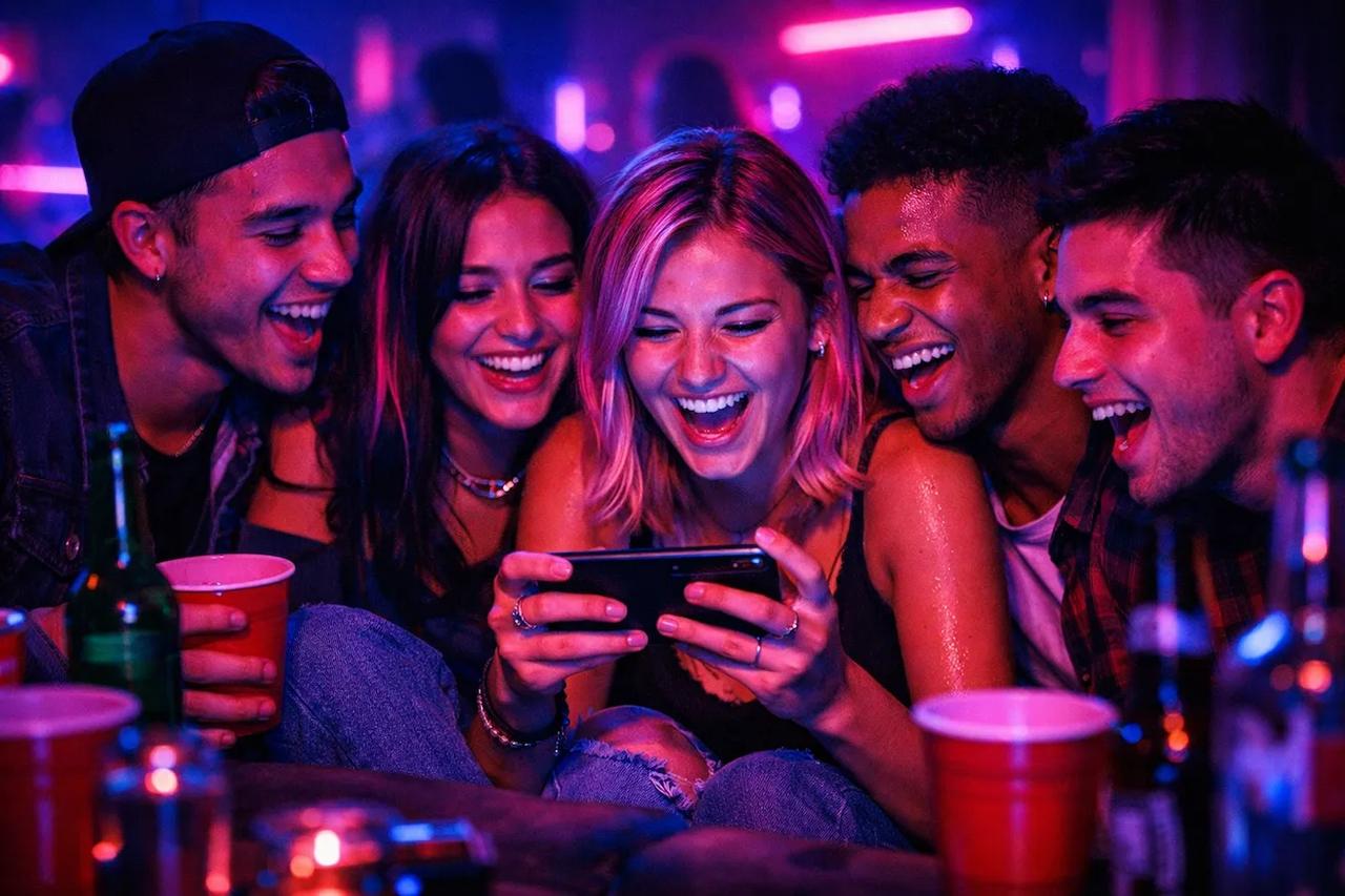 Друзья играют в игру Она 10, но...