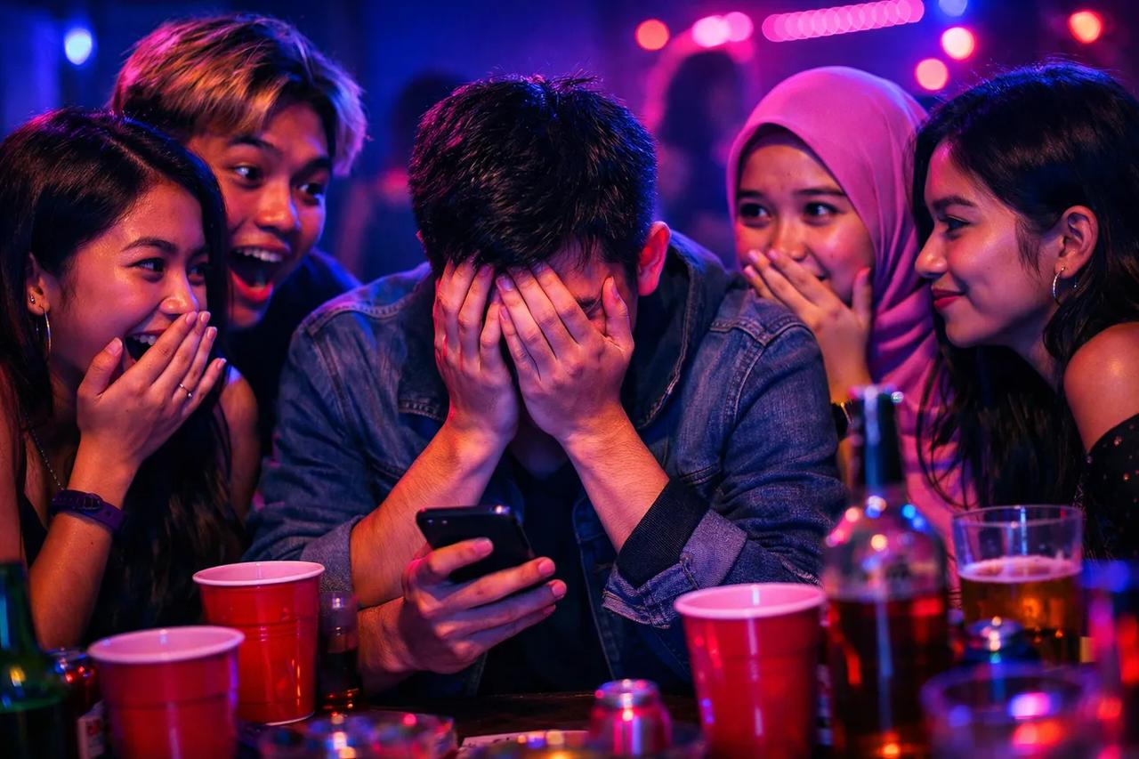 Teman-teman bermain Truth or Dare yang bikin malu