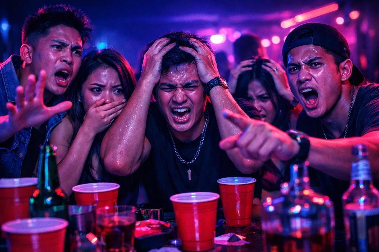 Magkakaibigan na naglalaro ng Would You Rather extreme