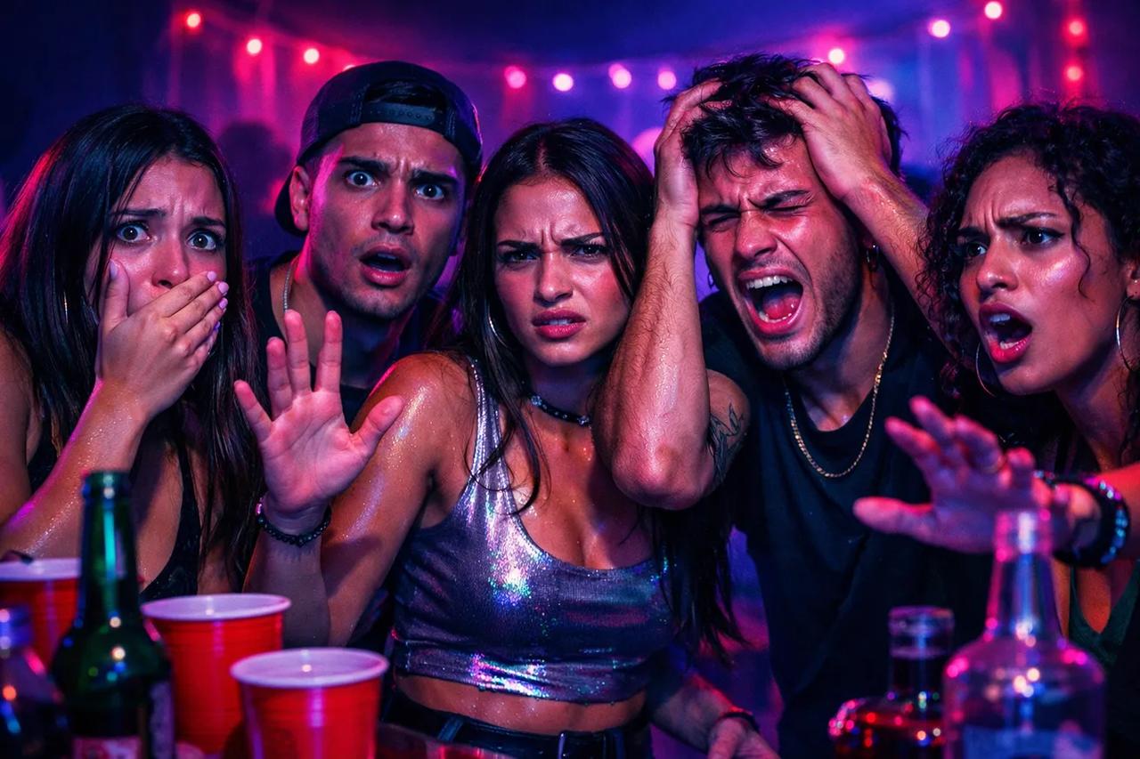 Amigos jogando Você prefere extremo