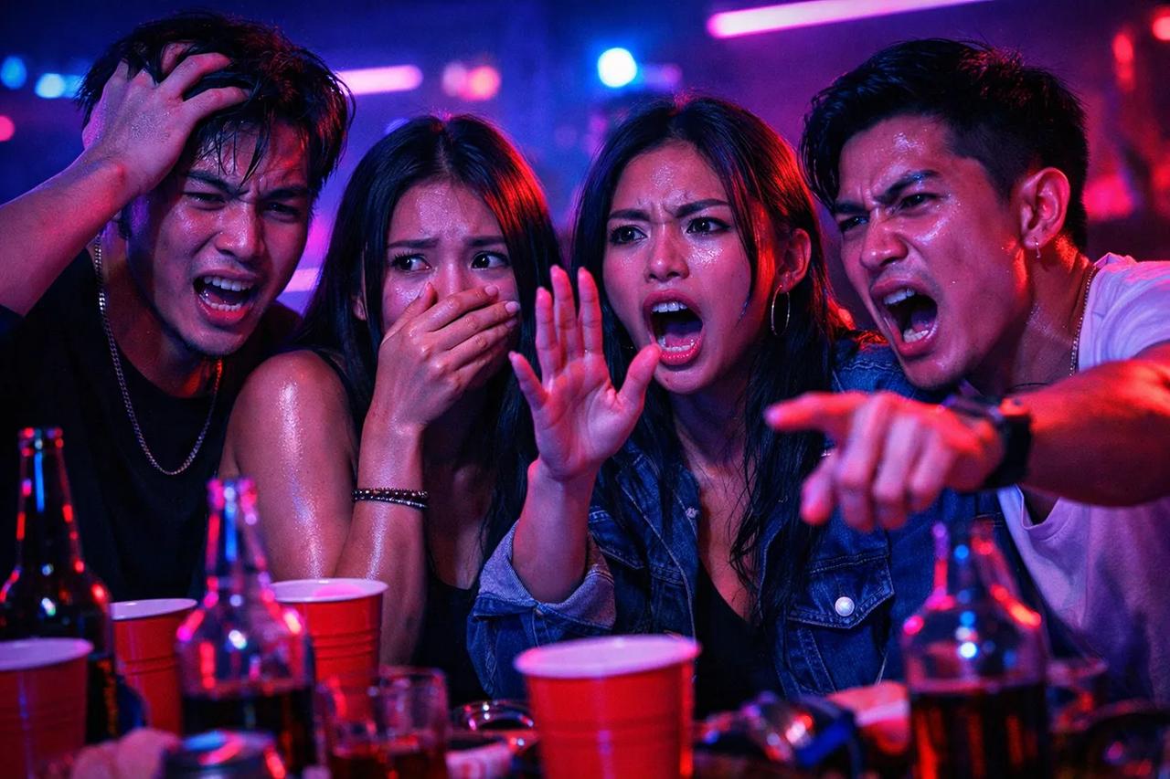 กลุ่มเพื่อนกำลังเล่นเกม คุณจะเลือกอะไร แบบสุดโหด