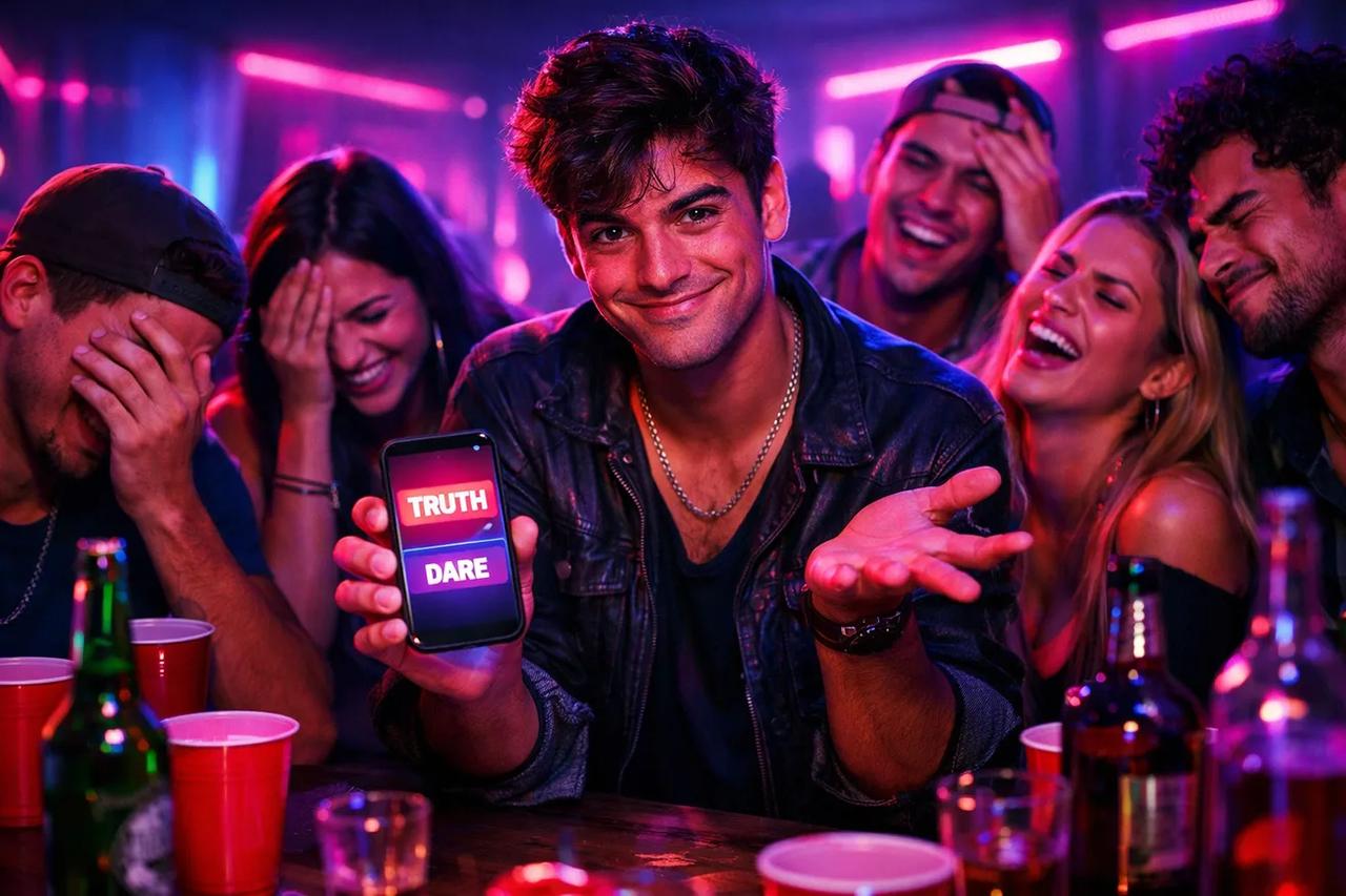 Amigos jogando o jogo Você Prefere