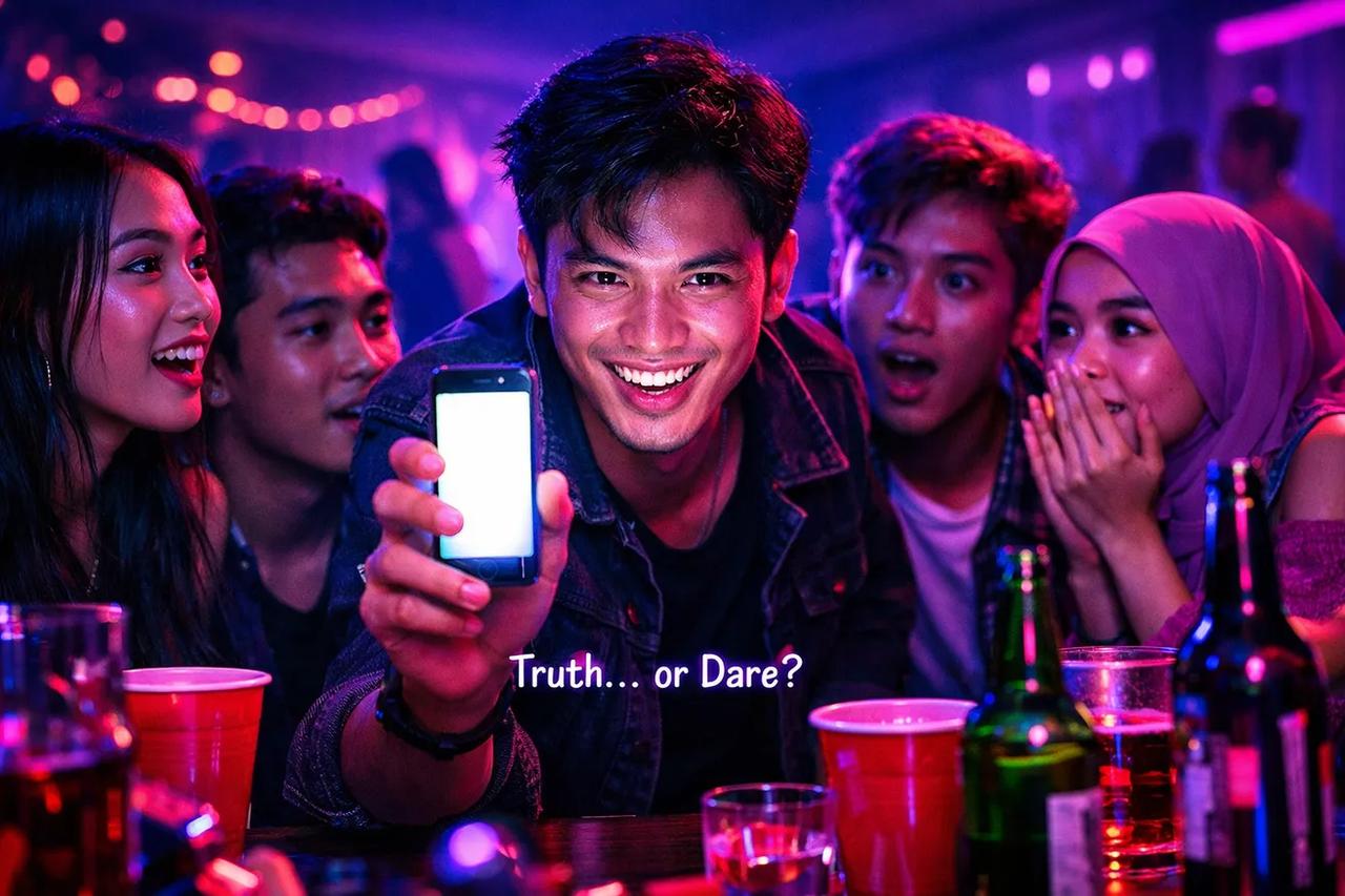 Teman-teman main Truth or Dare