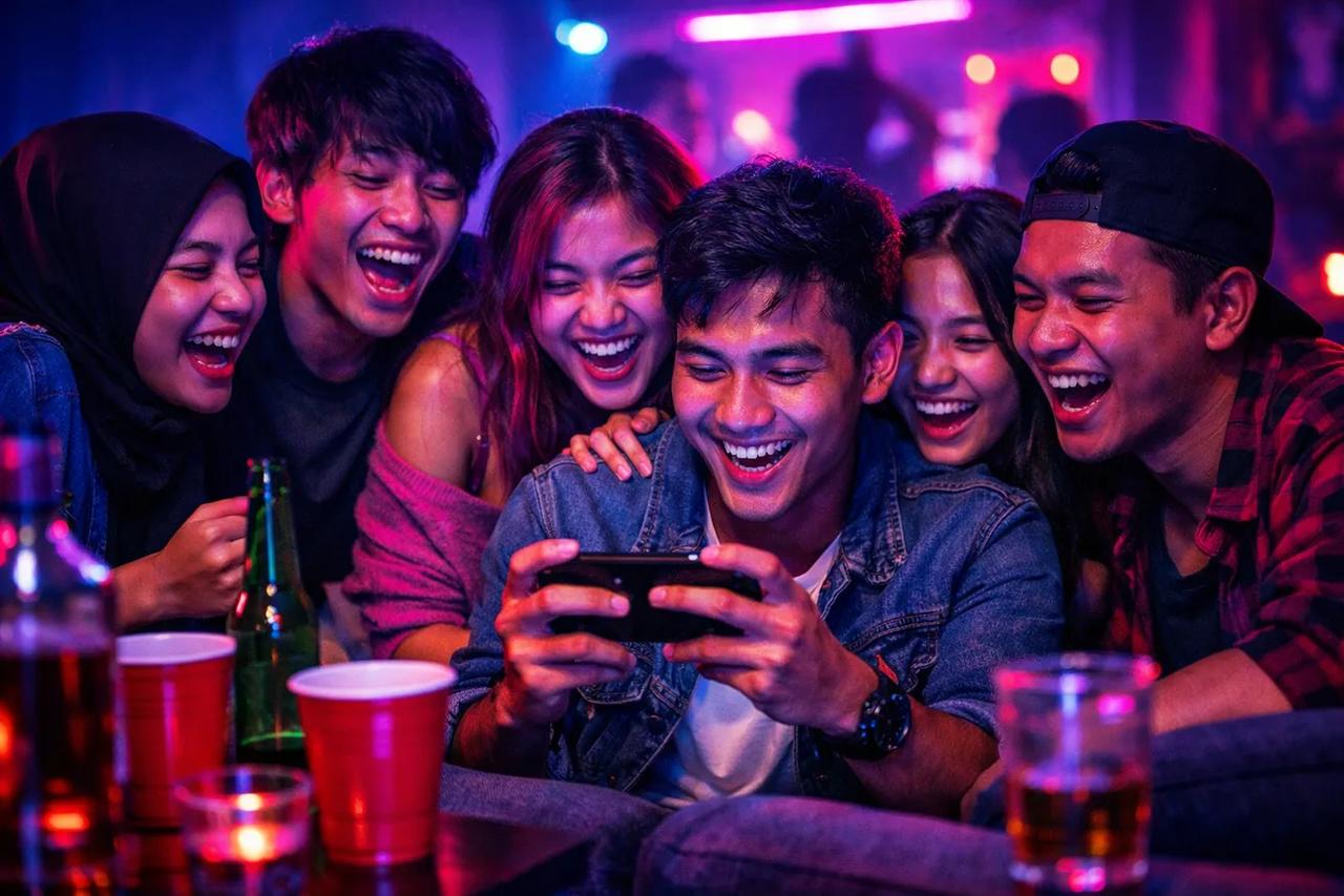 Teman-teman lagi main game Dia 10 tapi