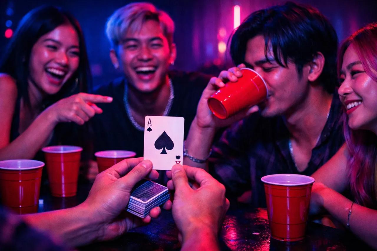 ภาพประกอบเกมไพ่ แดงหรือดำ