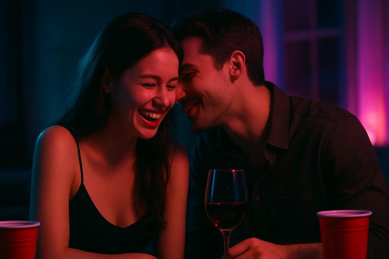 Pariskunta pelaa Totuus vai Tehtävä -peliä