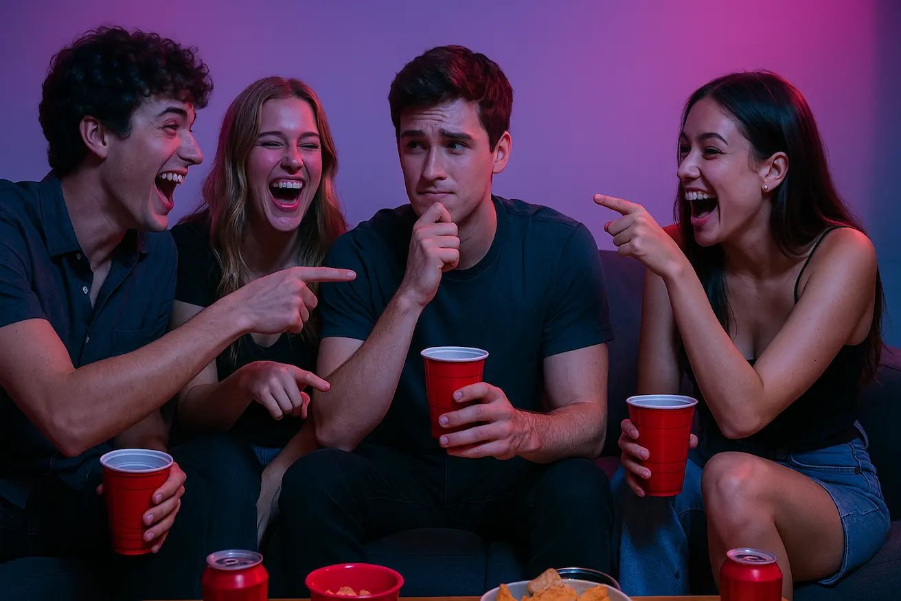 Friends playing the Would You Rather game