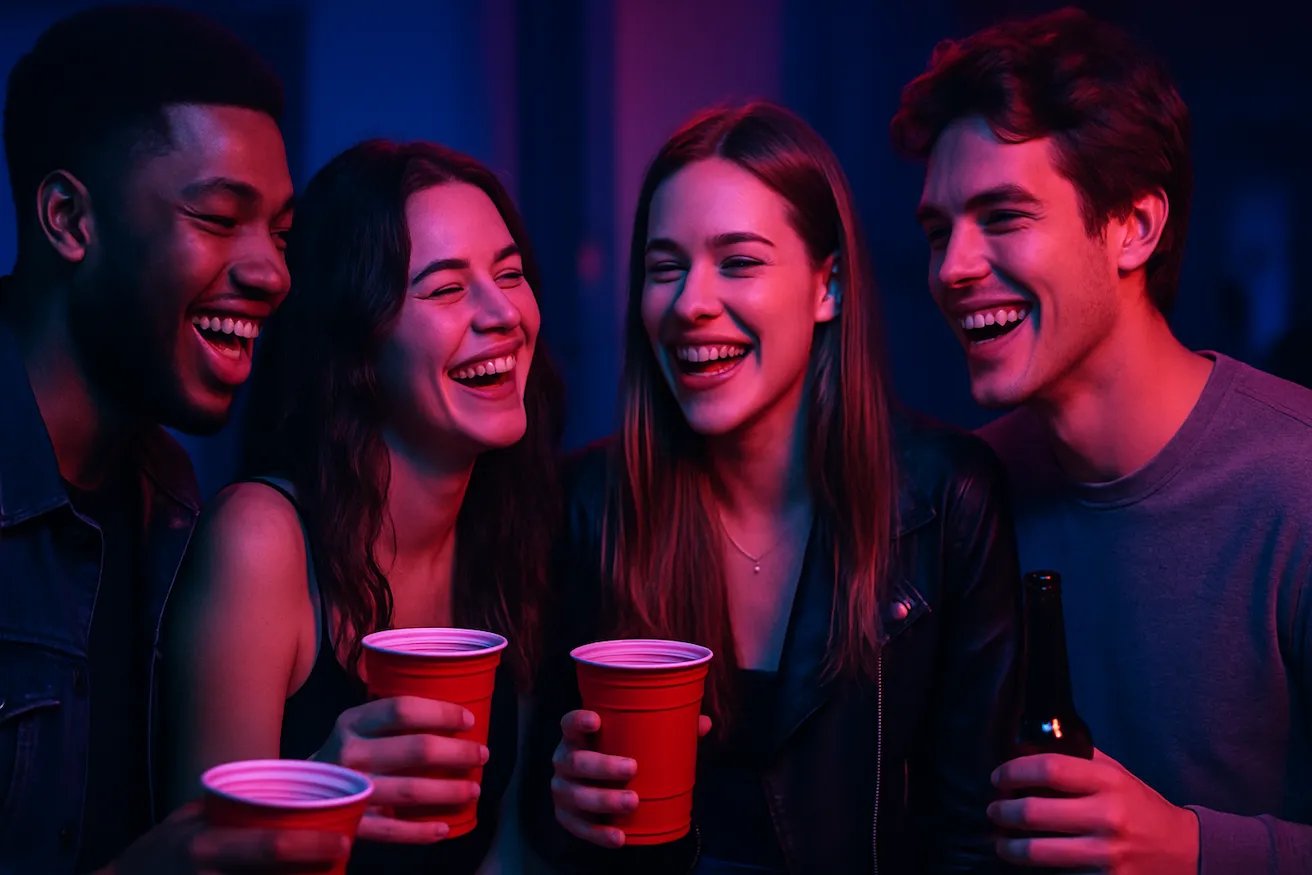 Friends playing the Would You Rather game