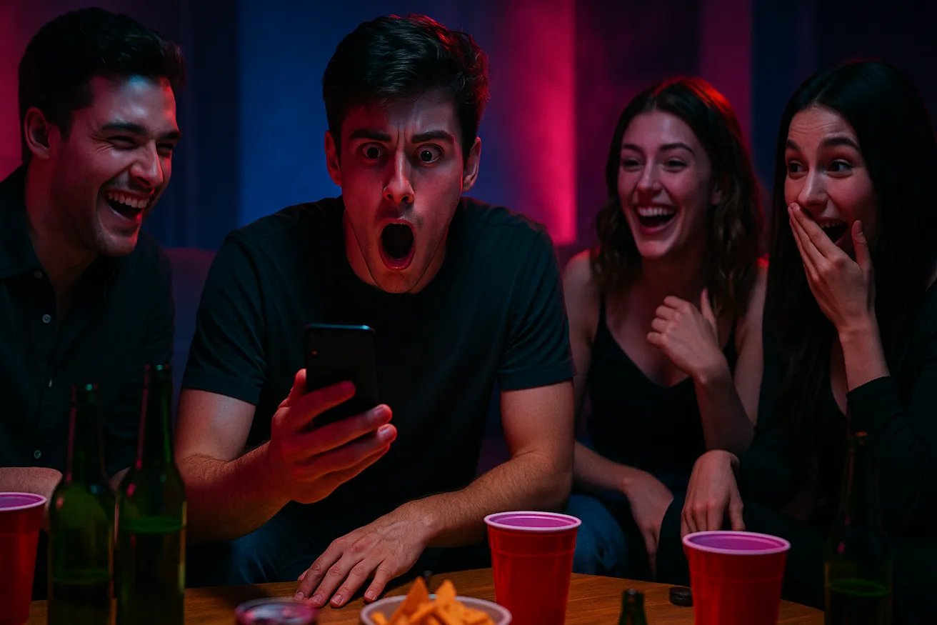 Friends playing the Would You Rather game